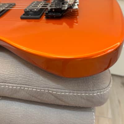 Charvel Jackson USA Select San Dimas Style 2 HH FR 2009 Candy Tangerine - Upgraded w/Original Floyd Rose (Titanium) image 14