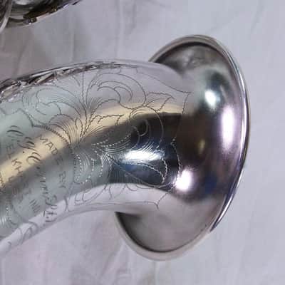 Conn F-Mezzo Soprano Saxophone ORIGINAL SILVER PLATE image 5