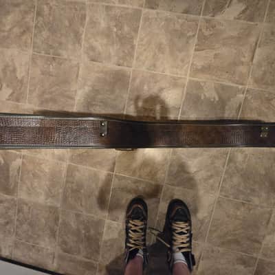 Teisco Gator Guitar Cases Alligator Chipboard Electric Guitar Case Vintage 1960s image 10