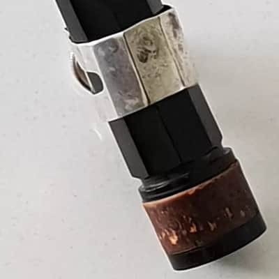 Ben Davis Vocaltone Silver Jazz Bb Clarinet Mouthpiece + Ligature - Vintage Rare image 5