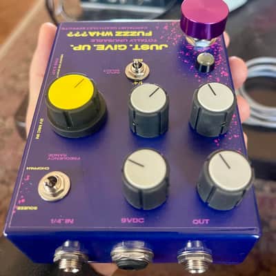 DIY Purple Business Card Ring Modulator Fuzz with condenser mic input image 3