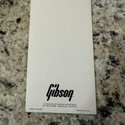 Gibson Pre Owners Manual Solid Body Series 1981 EDS-1275 L-5S Les Paul Deluxe 335-S Deluxe Custom SG Standard image 16