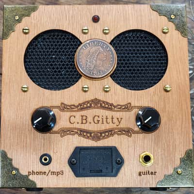 C.B. Gitty 1794 Copper Penny Cigar Box Pony Amp 2020s USA image 13