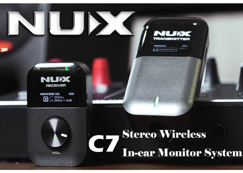 NuX C7 5.8GHz Stereo Wireless In-ear Monitor System image 1