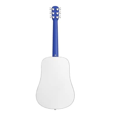 Refurbished LAVA ME play Smart Guitars HILAVA 2.0 System Acoustic Electric Guitar,Right Handed 6 Steels String Acustica Guitarra For Adults & Teens & Beginner (36', LITE BAG, Deep Blue & Frost White) image 5