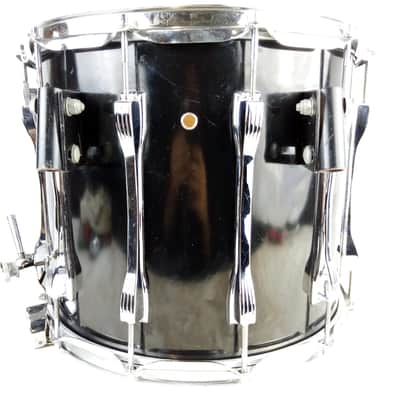 Ludwig 12x14"Black Cortex Monroe Keystone Snare Drum Vintage 90s Marching/Parade image 7