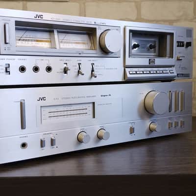 JVC A-X1 Integrated Amplifier, JVC KD-A33 Stereo Cassette Deck image 9