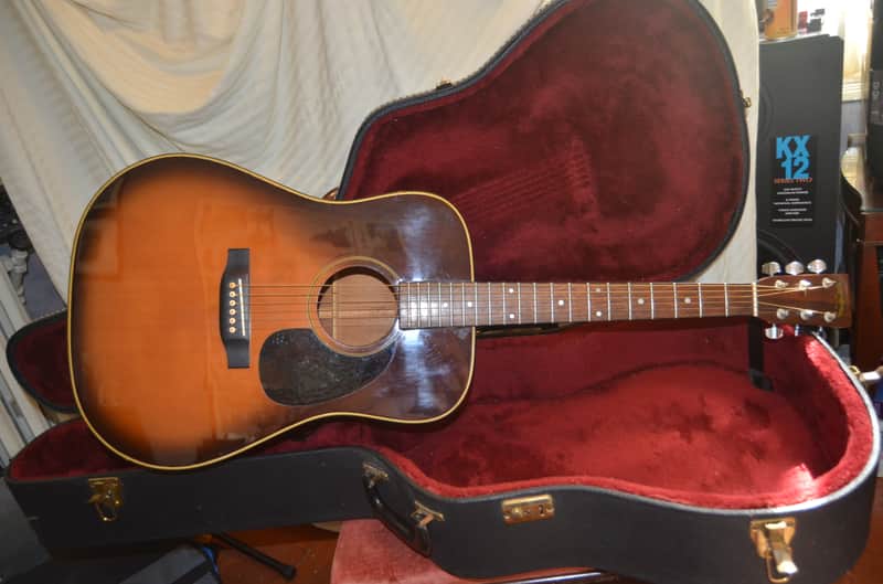 martin/sigma dm5s acoustic guitar sunburst image 1