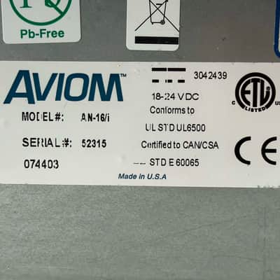 Aviom AN16i Mixer Input Module SN52315 image 3
