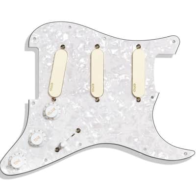 EMG DG20 David Gilmour Signature Pre-Wired Pickguard - White Pearl -NEW image 1