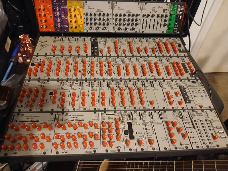Tangible Waves AE Modular 5x20 (71 Modules) System - Includes Power, Cases, Patch Cables, Accessories, and a Handmade Bag for Cables image 1