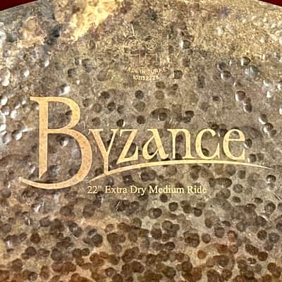 22" Meinl Byzance Extra Dry Medium Ride Cymbal 2744g *Video* image 3