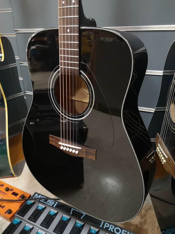 Yamaha F340 BL Acoustic guitar - black | Reverb
