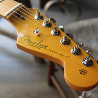FENDER "American Professional Classic Stratocaster Fade Firemist Gold" GIGBAG, 3, 46 KG image 9