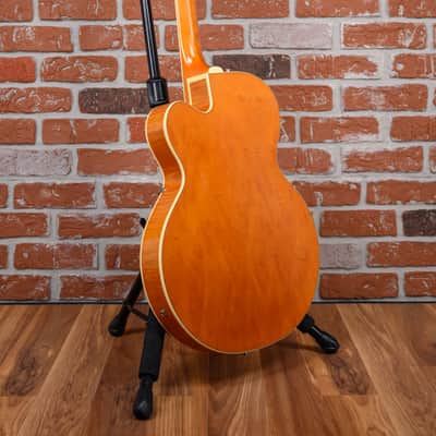 Gretsch G6120T-BSNV Brian Setzer Signature Nashville Hollow Body ‘59 Smoke with Bigsby Satin Orange Smoke 2025 w/OHSC image 6