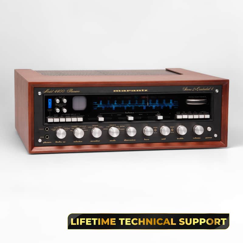 Marantz 4400 Quad Stereo RECEIVER – Restored/Recapped - Free wood case– Warranty