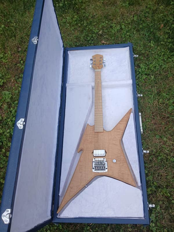 Custom All-Maple Ironbird style guitar 2024 w/Kahler image 1