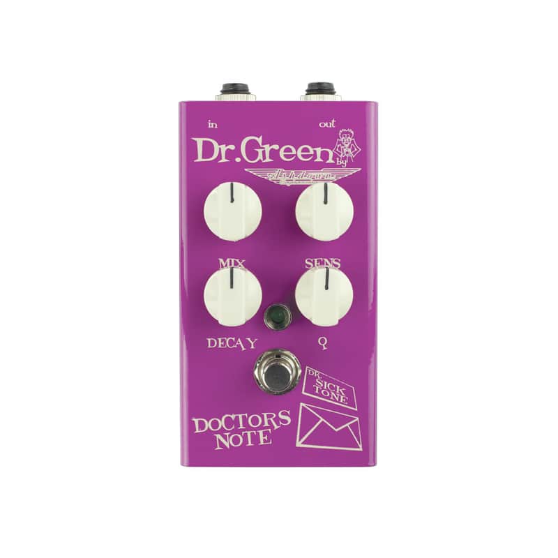 Dr. Green Doctors Note Bass Envelope Filter Pedal image 1