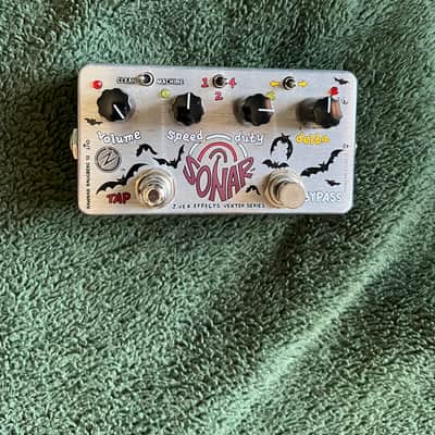 Zvex Vexter Series Sonar Tremolo with Tap Tempo 2010s - Silver with Graphic image 1