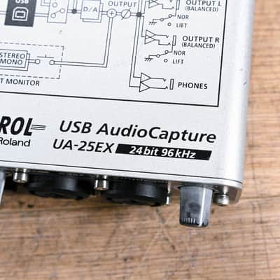 Roland Edirol UA-25EX 2 x 2 USB Audio & MIDI Interface (NO POWER SUPPLY) CG01C1Z image 12