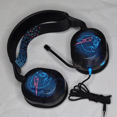 JLab Gaming x MrBeast Nightfall Wired Gaming Headset, PC, Nintendo Switch, Xbox X|S, PS5 image 2