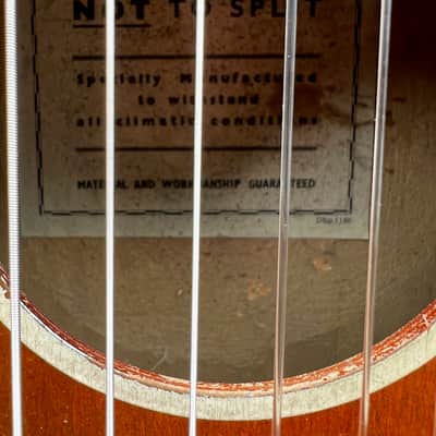 Vintage 1950s Gallotone Champion *John Lennon* Original Acoustic Guitar *RARE* image 7