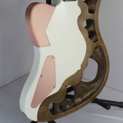 The "Optimized Illusion" by Cowtown 3D Prints - The Optimal Electric Guitar, 3D printed with Real Wood and Carbon Fiber image 9