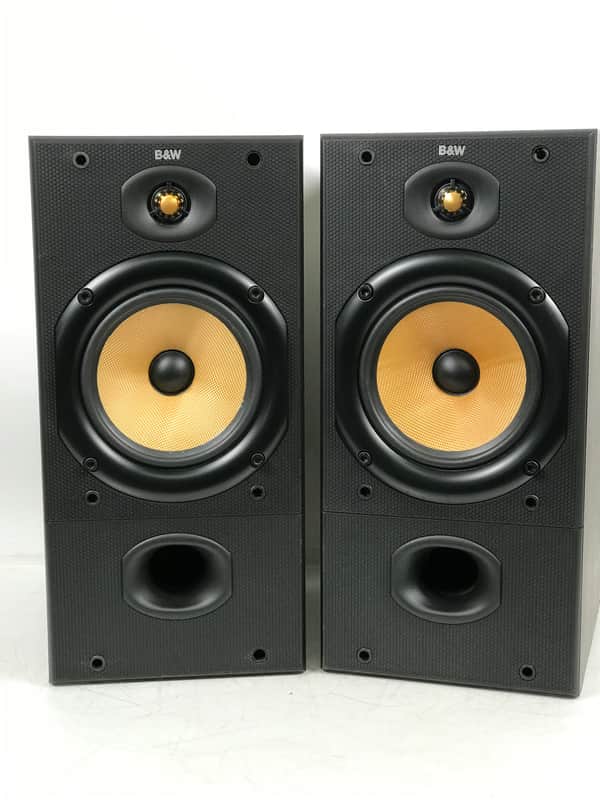 B&W DM602 Bookshelf Speaker Pair Black | Reverb Canada