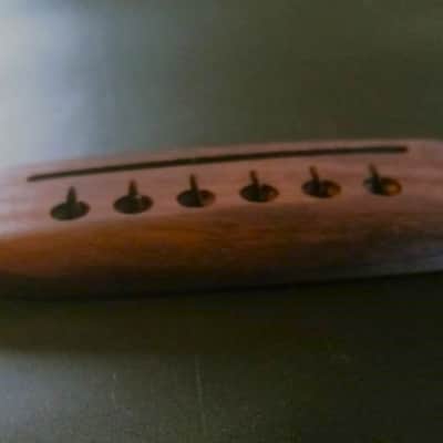 Acoustic Electric or Acoustic 6 String Guitar Bridge Guitar Parts image 3