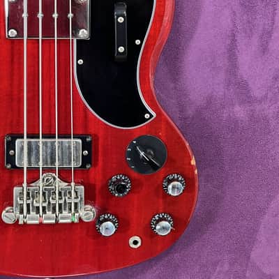 Orville by Gibson EB-3 SG Short-Scale 1996 - Heritage Cherry image 3