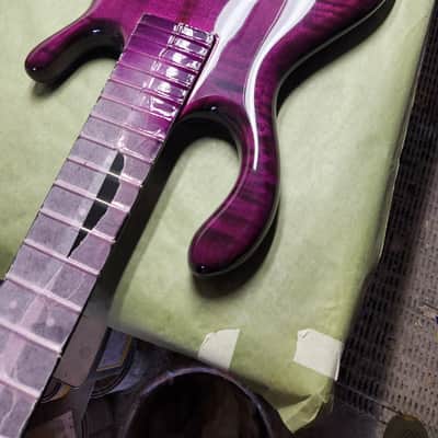 1992 Pedulla MVP-5 JJ 17.5mm, Violet image 5