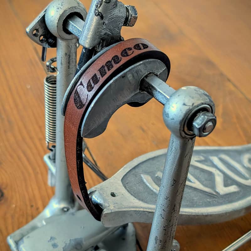 Camco Leather Kick Drum Pedal Strap 2026 - Brown image 1