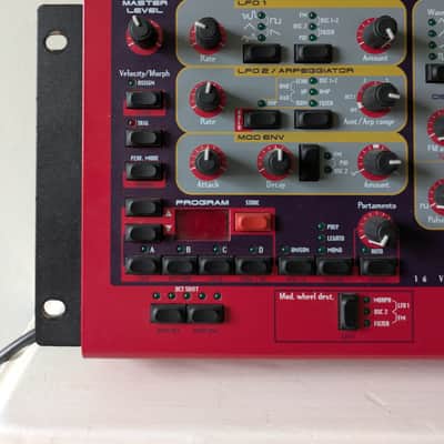 Nord Rack 2 16-Voice Rackmount Virtual Analog Synthesizer - Red image 5