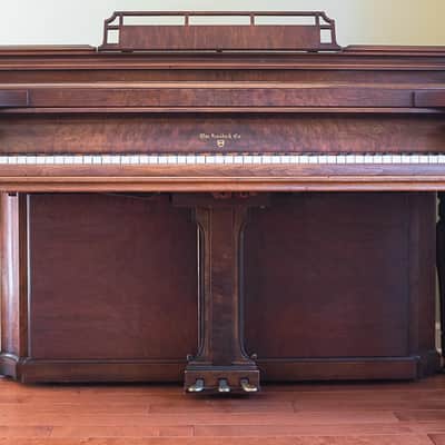 Wm. Knabe Upright Piano Mignonette 1942 Walnut image 2