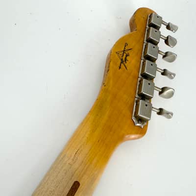 2016 Fender Custom Shop Limited Edition ’51 Telecaster Heavy Relic – Faded Nocaster Blonde image 12