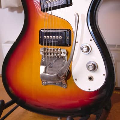 Mosrite The Ventures 1965 Mark I Reissue Made in Japan MIJ Vintage Guitar Sunburst image 11