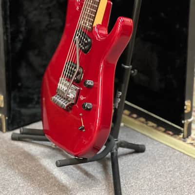 1993 Hamer USA Diablo - Translucent Red w/Original Hardshell Case image 5
