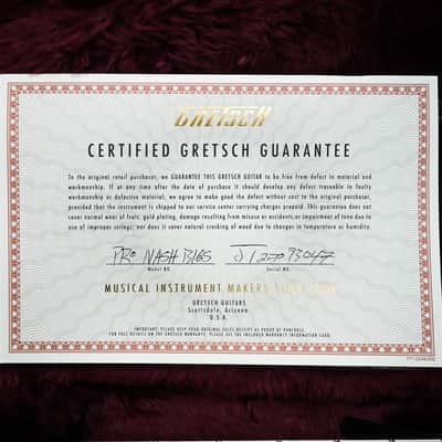Gretsch Professional Nashville Hollow Body w/ String-Thru Bigsby- Orange Stain w/ Gold Hardware 2025 (JT25093047) image 6