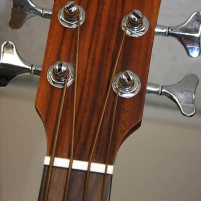 2014 Fender CB-100CE Acoustic Bass Guitar With Hard Shell Case Natural image 7