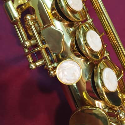Musikwerks Bb Soprano Saxophone with High F# and High G-Lacquer-Two Necks/Extras! image 6