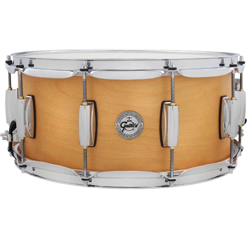 Gretsch Full Range Series 6.5x14 Birch Snare Drum - Satin Natural image 1