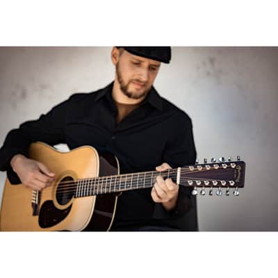 Martin HD12-28 12-String Acoustic Guitar - Natural image 19