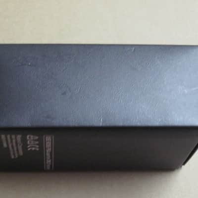 less than light average wear Boss EMPTY BOX for GE-7 Equalizer (NO pedal / NO paperwork) specifically from 2017 -  but can be a home for other year GE7 pedal) outside of box is black with blue, light green, & white graphic image 12