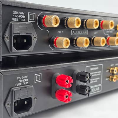 AUDIOLAB 8000S & 8000P (Integrated Amplifier + Power Amplifier) with remote control image 5