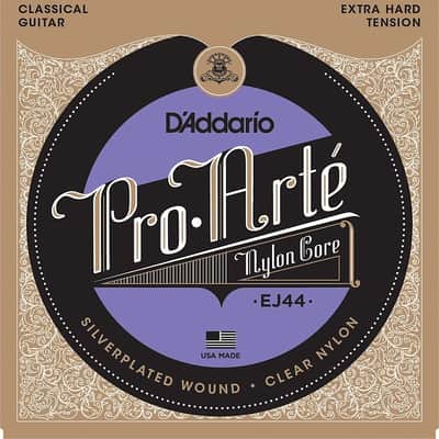 D'Addario Guitar Strings  EJ44  Pro-Arte Nylon  Extra Hard Tension Classical image 1