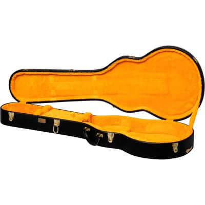 Gibson Lifton Historic Les Paul Hardshell Case Black and Goldenrod image 2