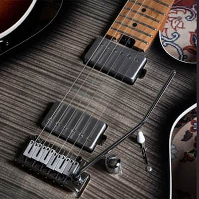 Cort G290 FAT II Electric Guitar â€“ Transparent Black Burst, Roasted Maple Neck & Fretboard, H-H Pickups image 14