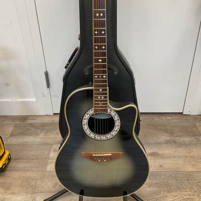 Ovation CC157 CC-157 1990's Grey Burst Sunburst Gray-W/case image 1