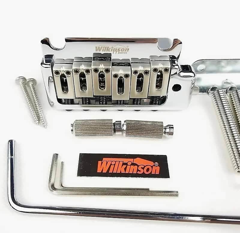 Wilkinson Guitar 2 Point Strat Style Bridge Tremolo System image 1