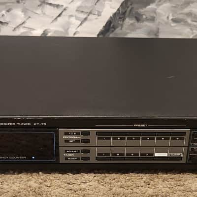 Kenwood Vintage Kenwood Kt-56 KT56 Am-fm Synthesized Stereo Tuner 90s  - Black metal image 3